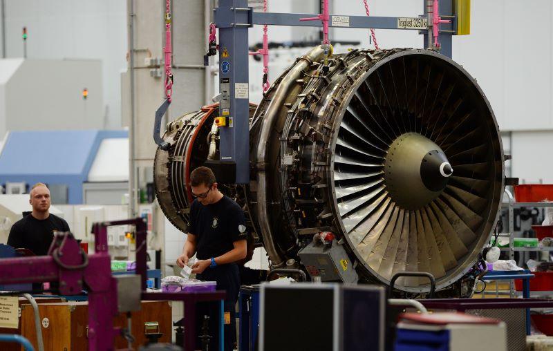 Boeing 747 engine
