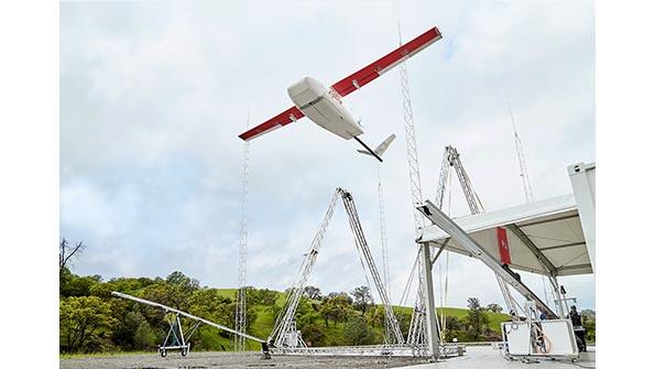 Zipline fixed-wing drone