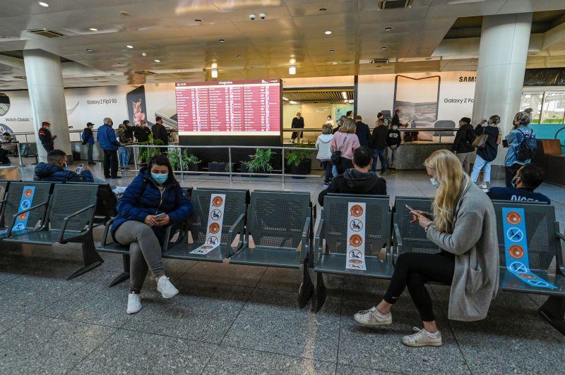 passengers at airport