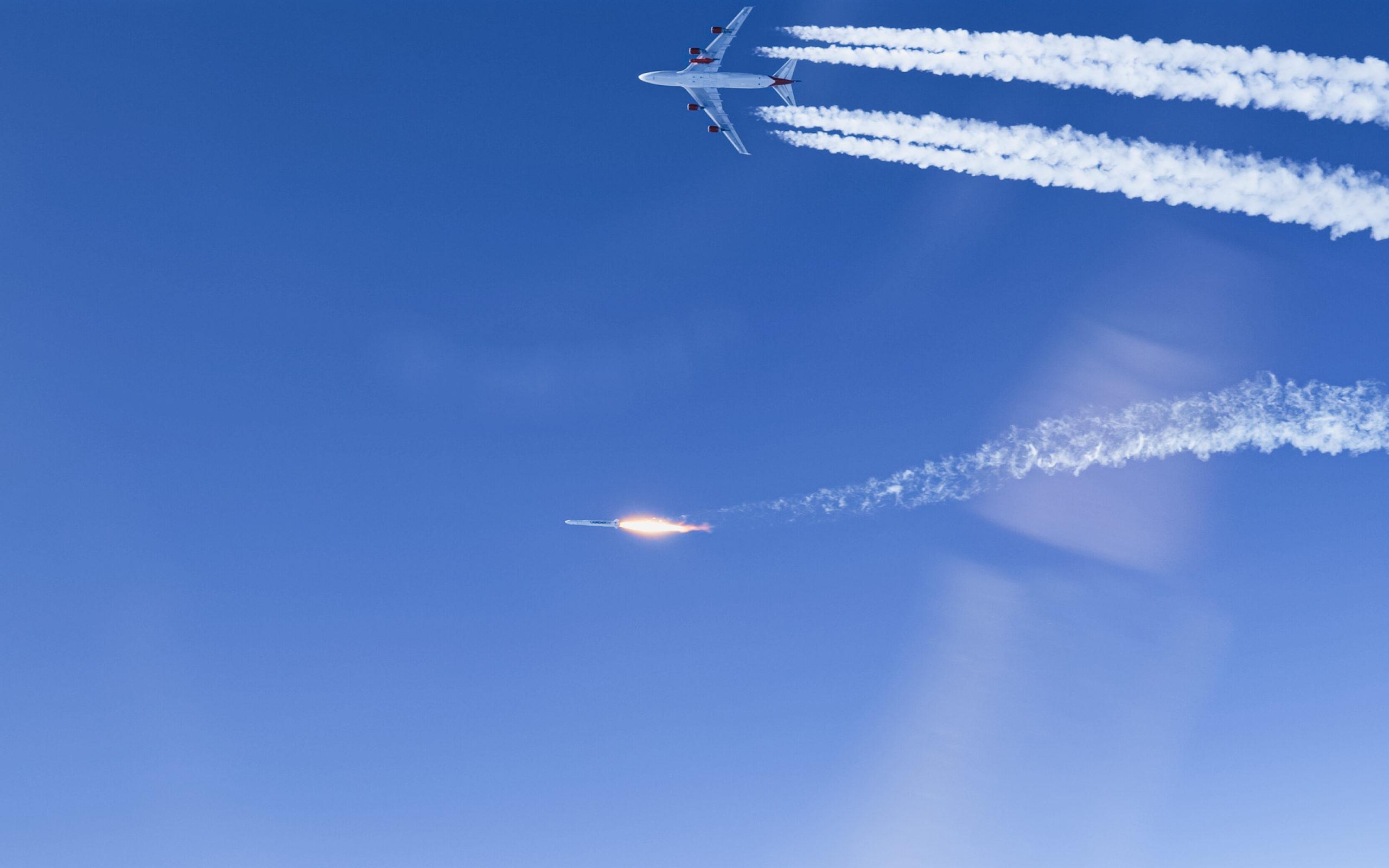 Virgin Orbit’s LauncherOne air-launched, two-stage booster