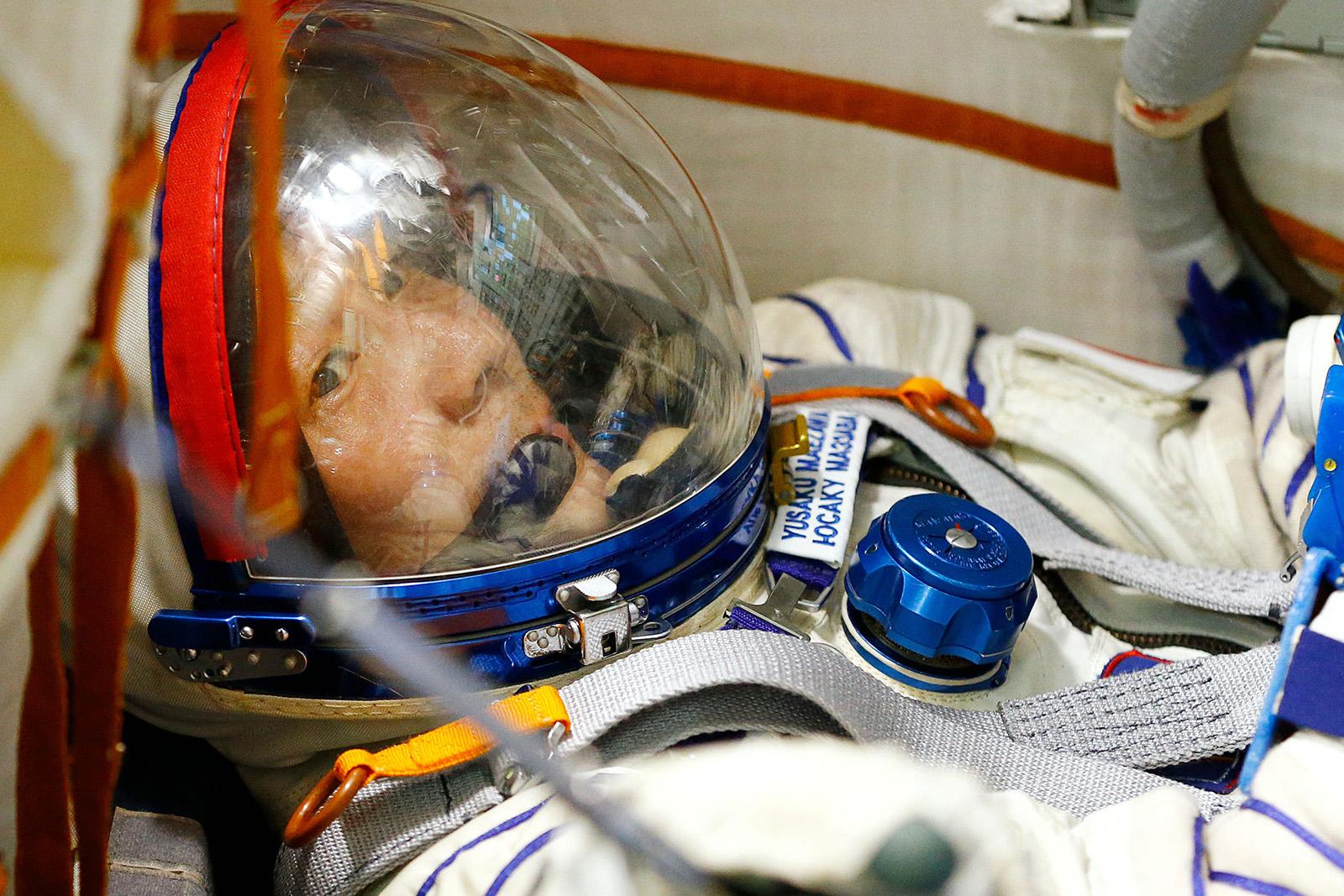 Japanese space tourist Yozo Hirano 