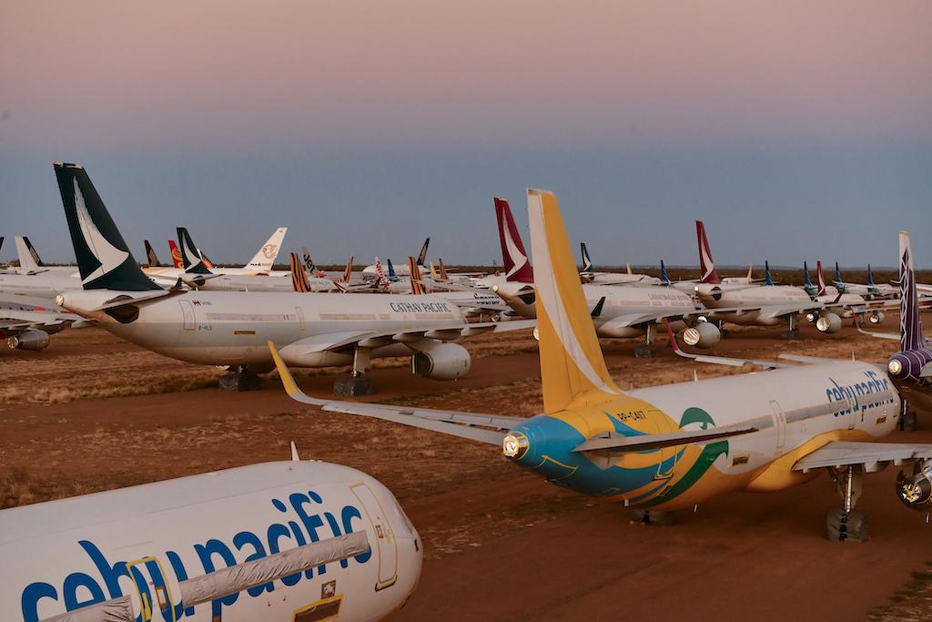 Aircraft Parked in Alice Springs