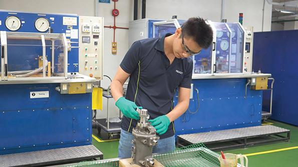 Meggitt technician