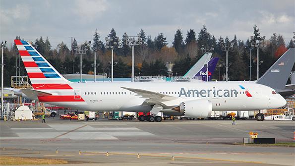 American Airlines 787 aircraft