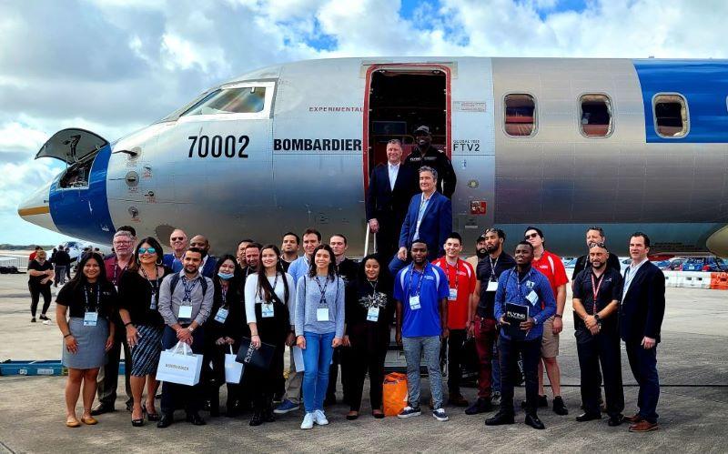 Flying Classroom Bombardier Academy at Opa Locka