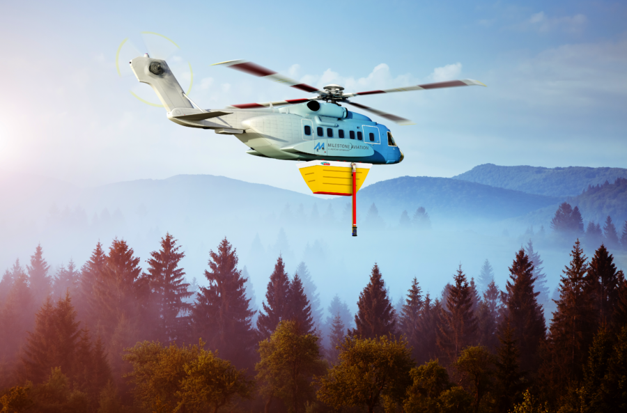 Helitak firefighting Sikorsky S-92