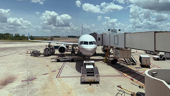 aircraft at gate