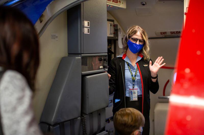 Southwest Airlines flight attendant
