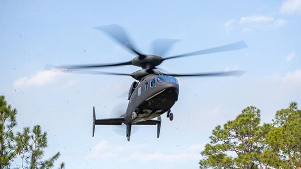 Defiant X helicopter
