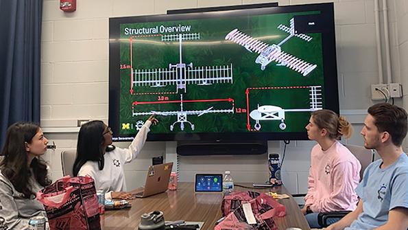University of Michigan aerospace engineering class