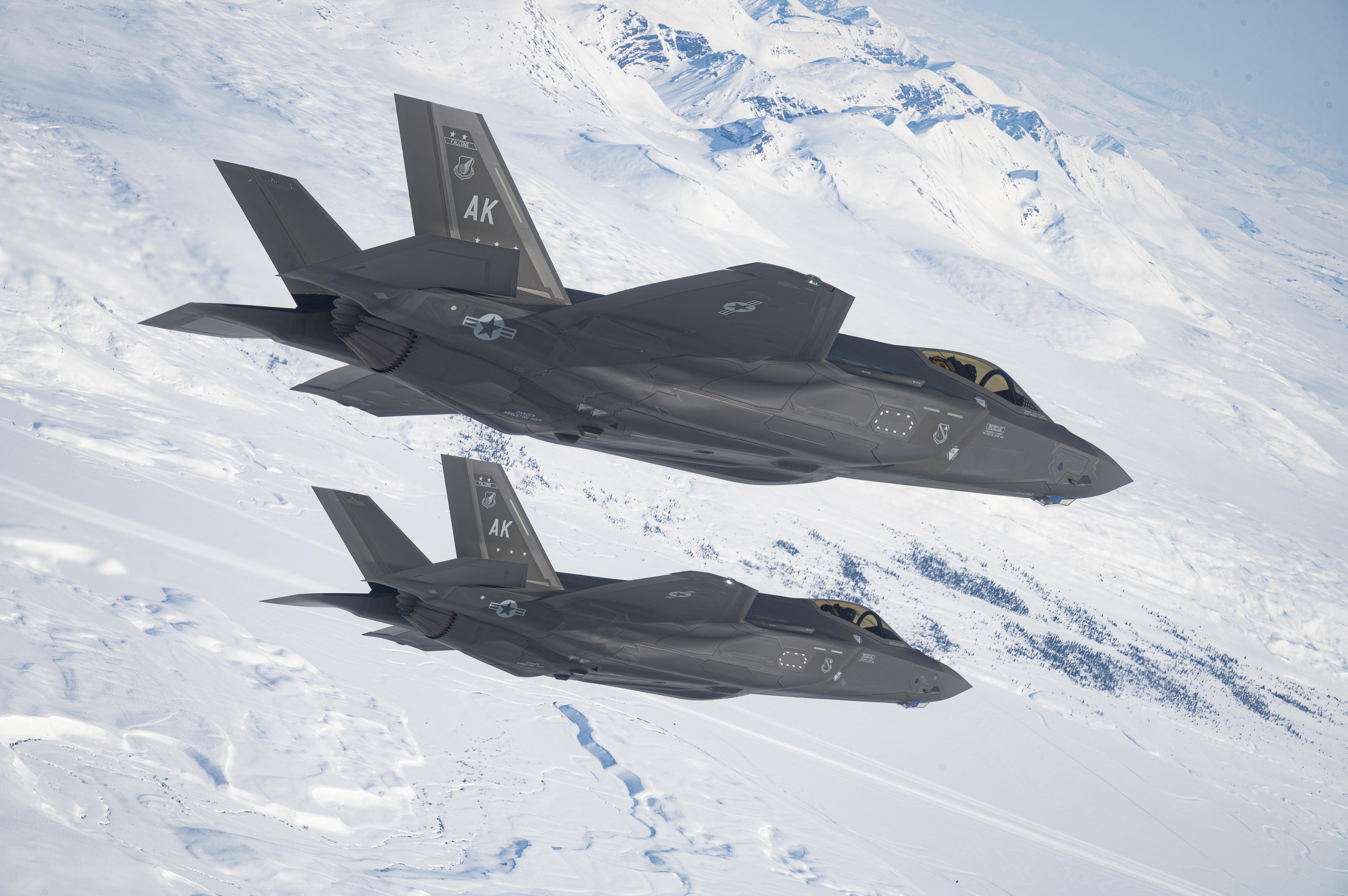 USAF F-35As over Alaska