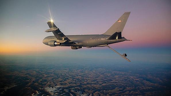 Boeing aircraft in flight