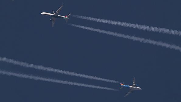 aircraft in sky