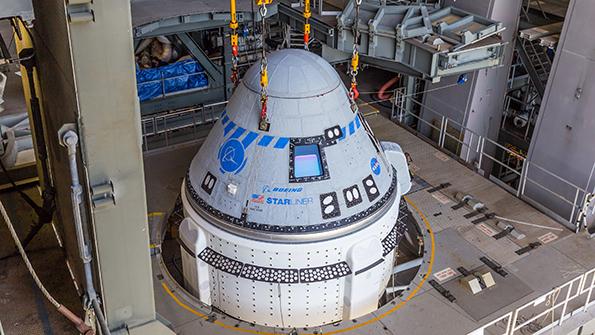 Boeing CST-100 Starliner attached to a United Launch Alliance Atlas V