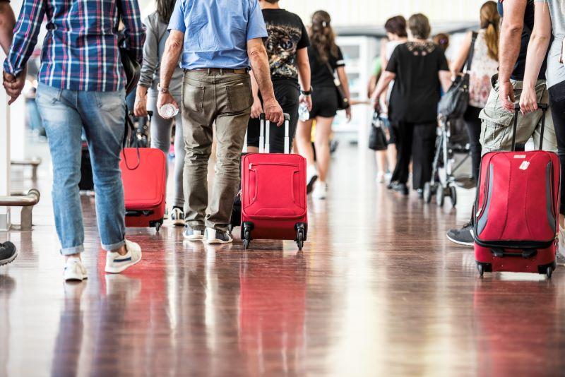 passengers at airport