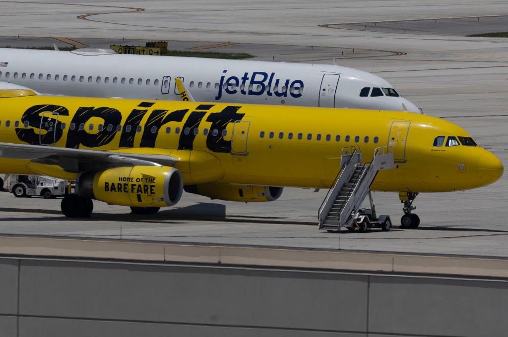 Spirit JetBlue jets