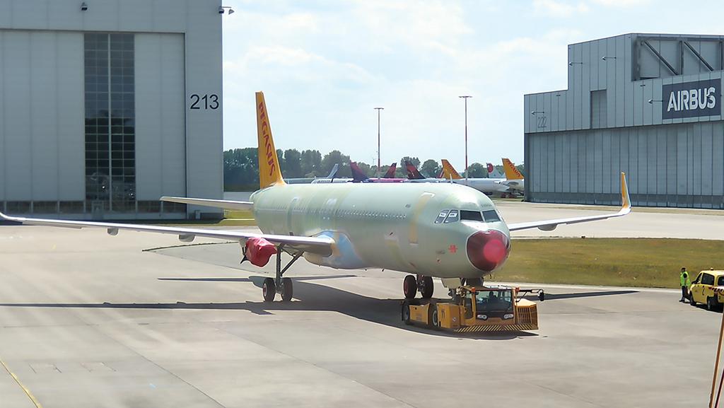 aircraft on runway