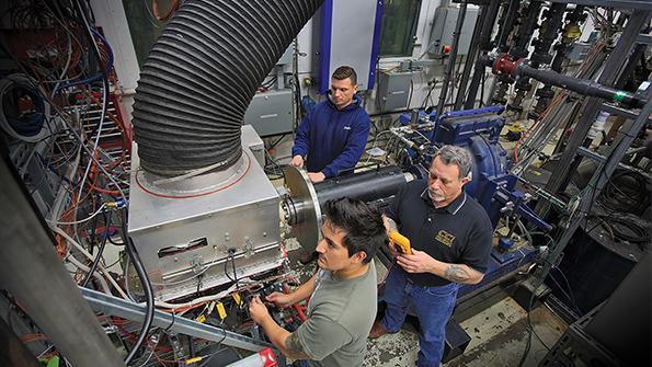 technicians at William J. Hughes Technical Center