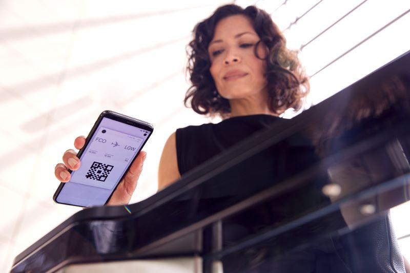 Digital Boarding Pass Photo