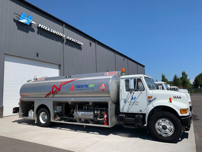 Avfuel delivers Neste MY SAF to Hillsboro Aviation