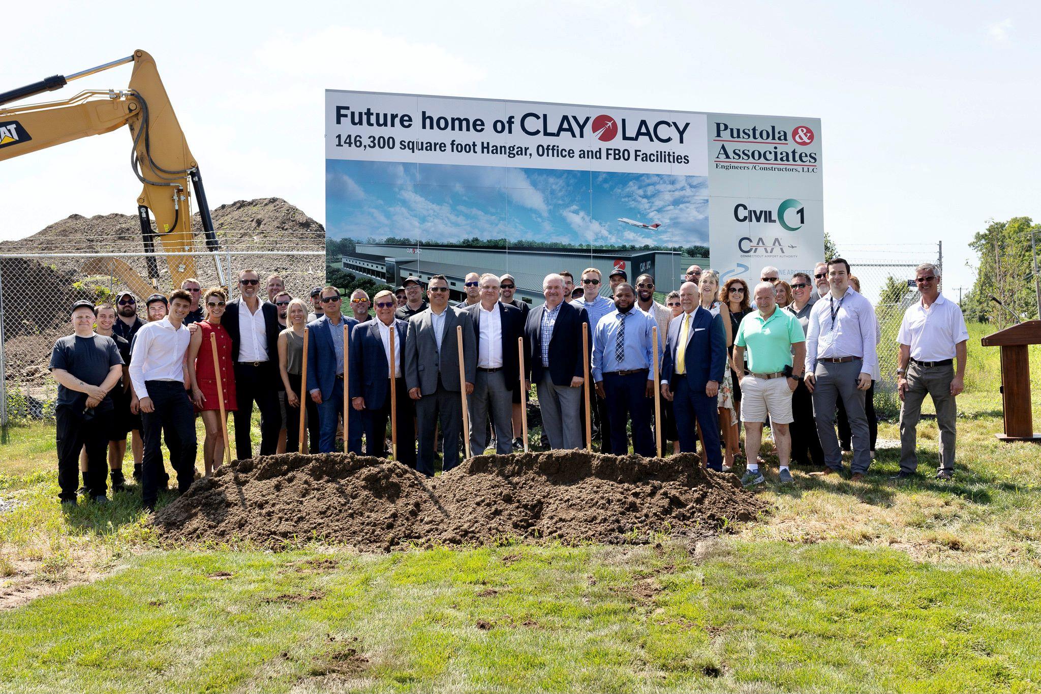 Clay Lacy Aviation groundbreaking