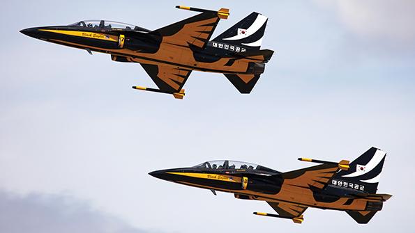South Korea’s Black Eagles aerobatic team