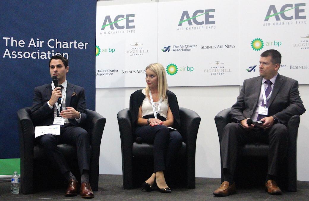 Air Charter Association Expo panel on sustainability