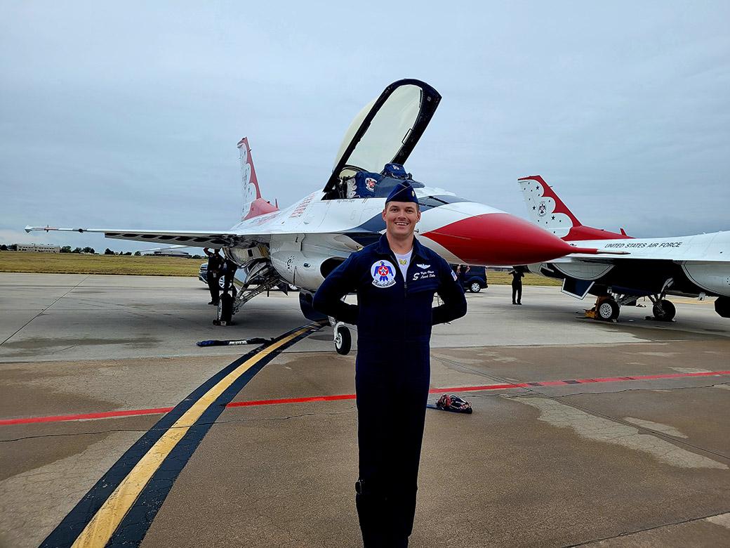 USAF Thunderbird Pilot Maj. Kyle Oliver