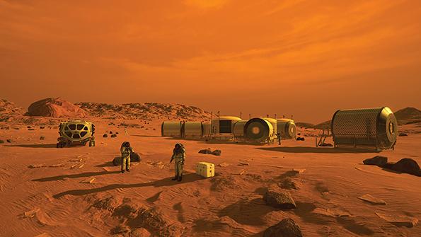 NASA concept of Mars 