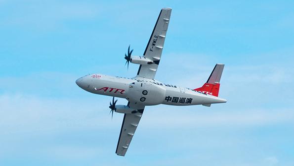 ATR 42 in flight