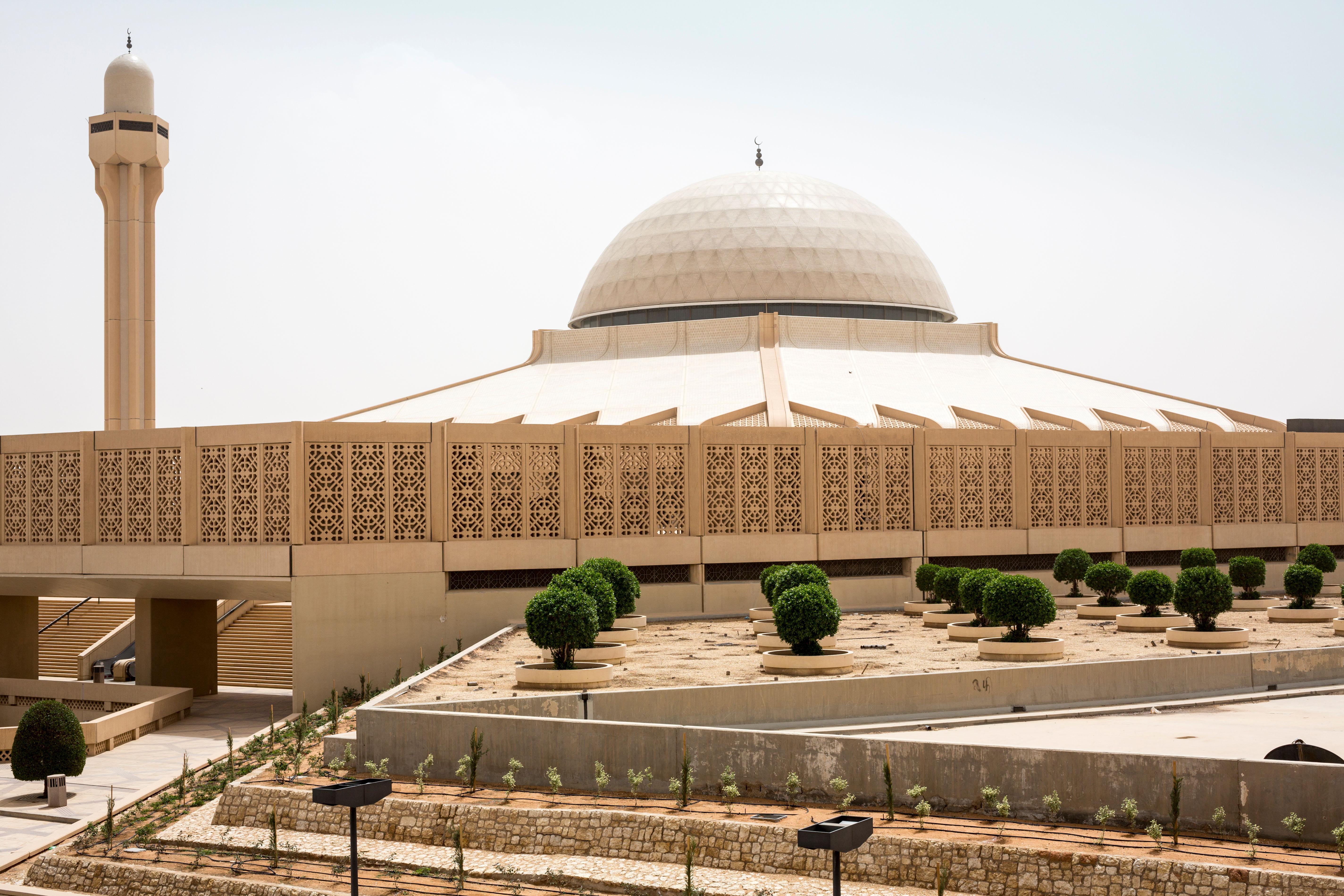 Mosque at thye Riyadh, Saudi Arabia, airport