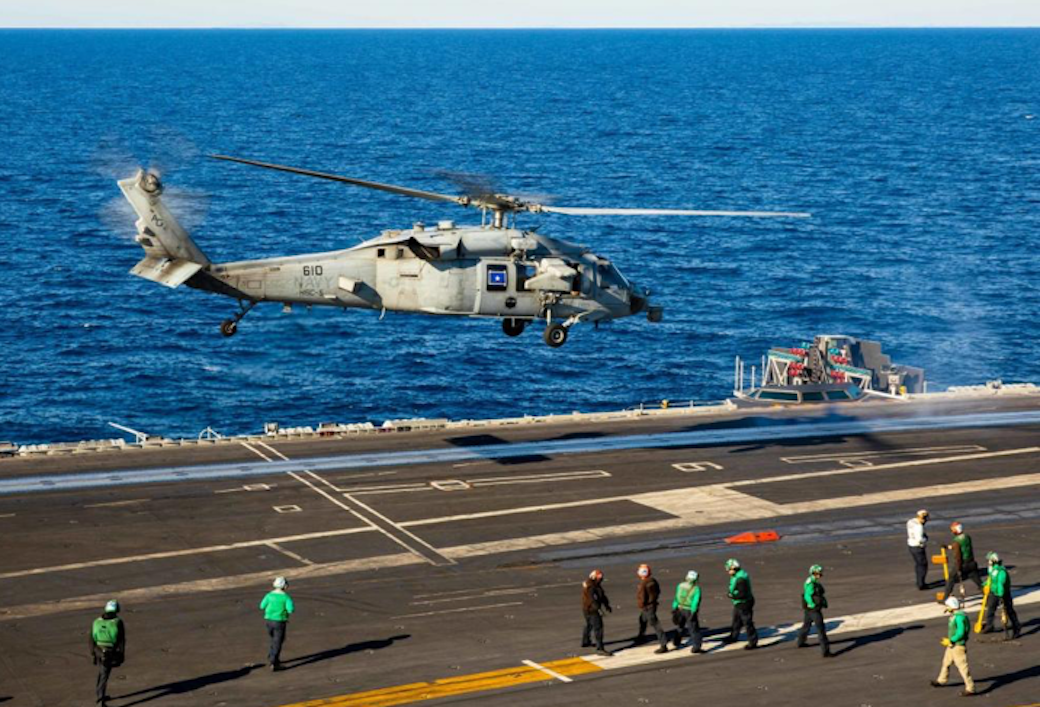 USS George H.W. Bush participates in a NATO carrier exercise