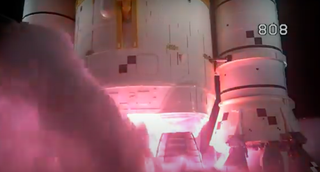 SLS' four RS-25 main engines