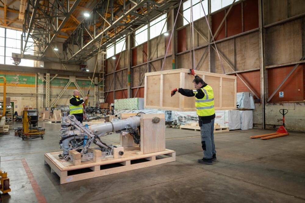 Ecube's in-house carpenters fabricate crates