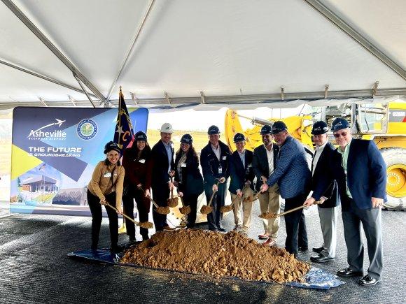Asheville ATC tower groundbreaking