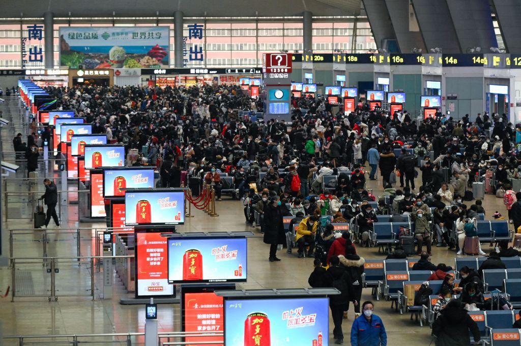 China Lunar New Year travel Jan 12 2023