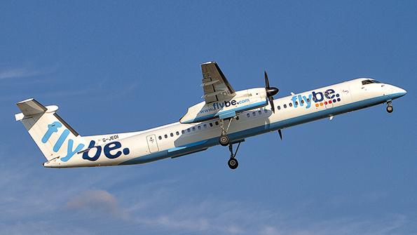 Flybe aircraft in flight