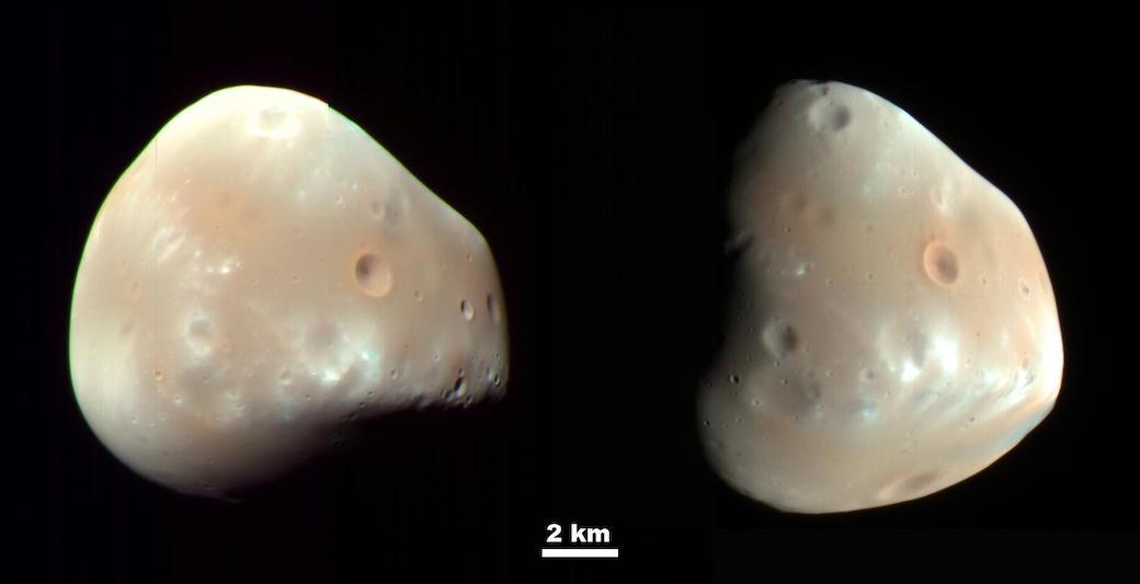 Martian moon Deimos