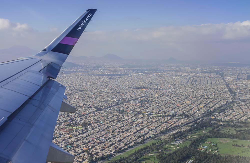 Aerial view of Mexico City