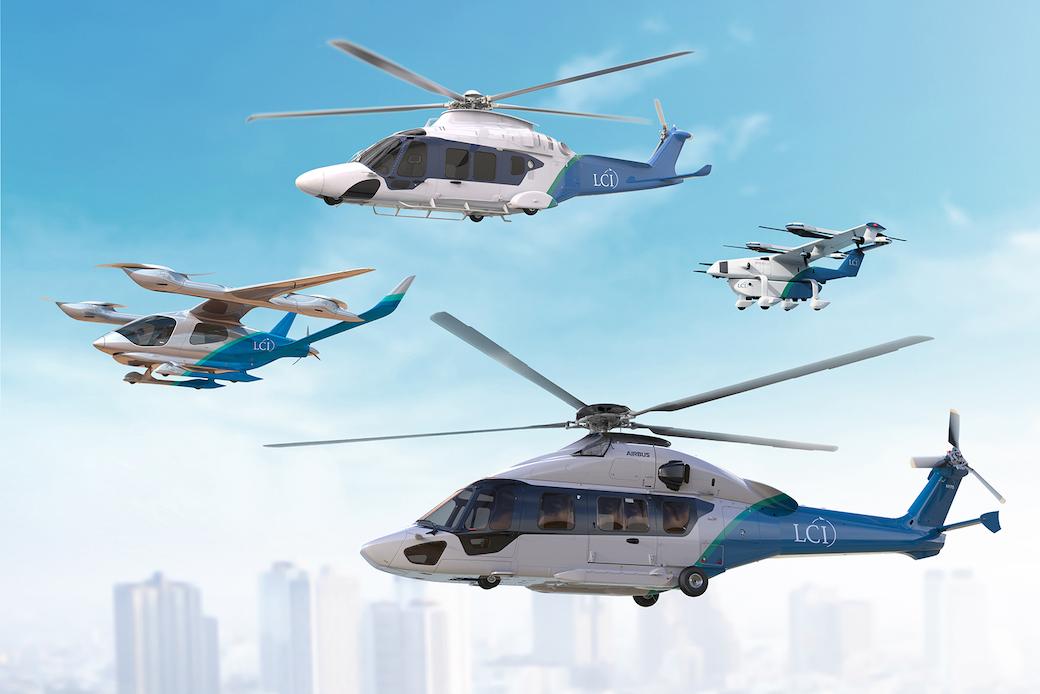 LCI eVTOL and helicopter fleet