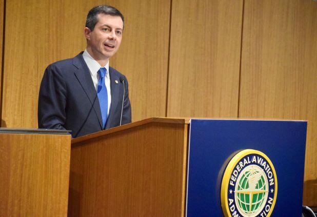 U.S. Transportation Secretary Pete Buttigieg opened the FAA Safety Summit at MITRE Corp.