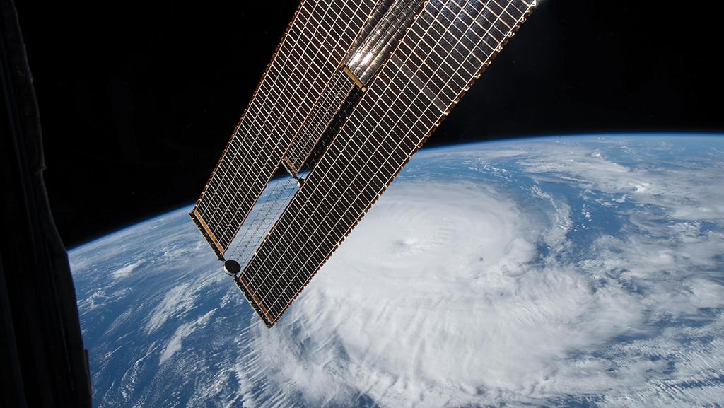 International Space Station pictured over Cyclone Freddy