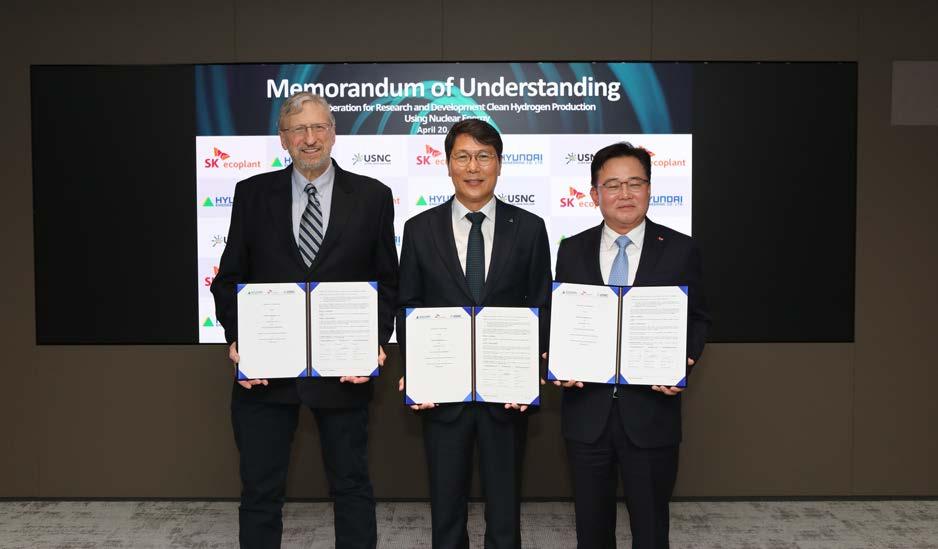 Executives of three companies eye "Hydrogen Micro Hubs"