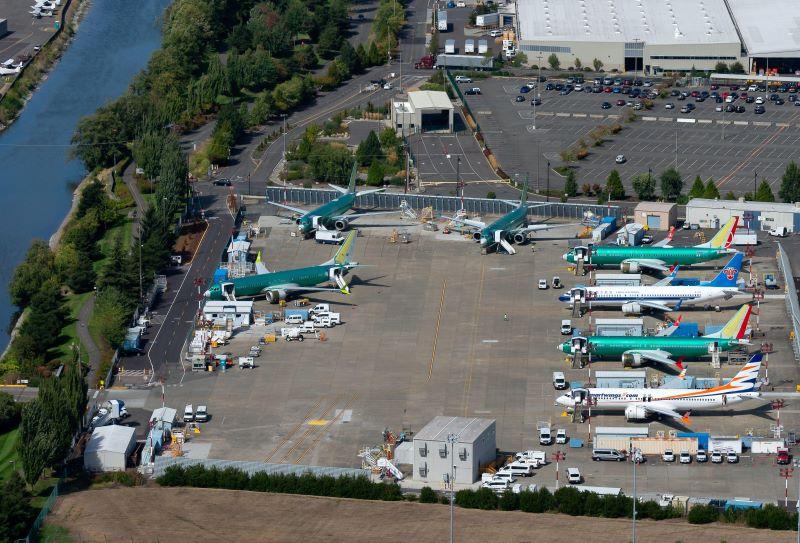 Boeing 737 planes Renton