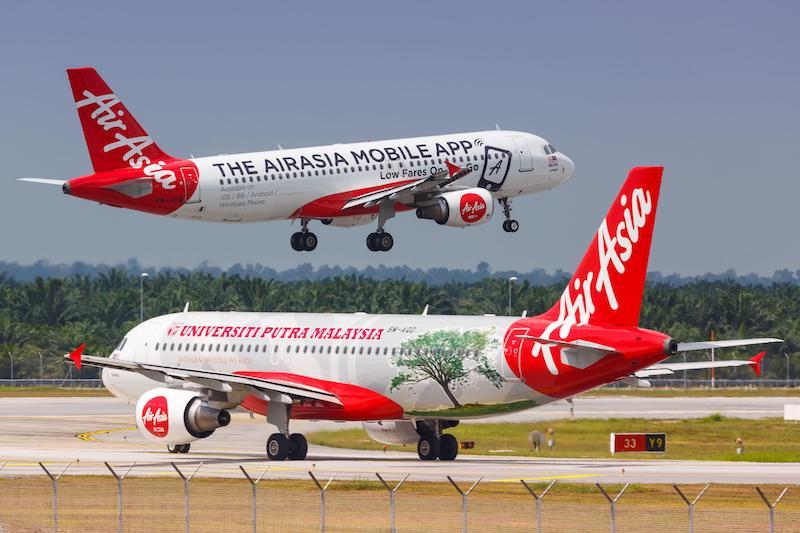 AirAsia Malaysia Airbus A320s