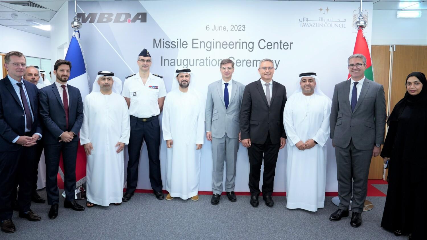 opening of missile engineering center MBDA UAE