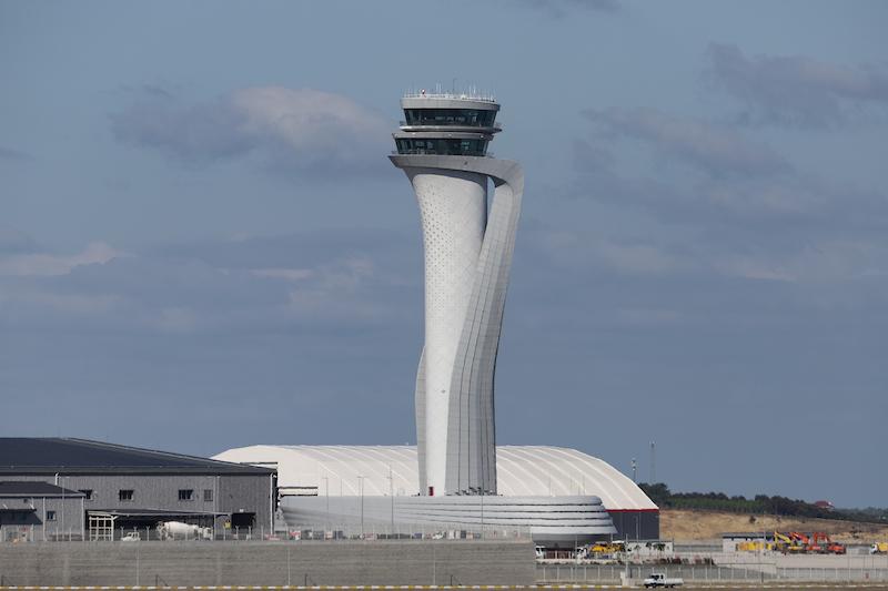 Istanbul IGA airport air traffic control tower