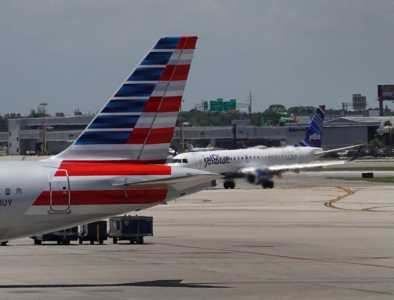 Jetblue and American Airlines