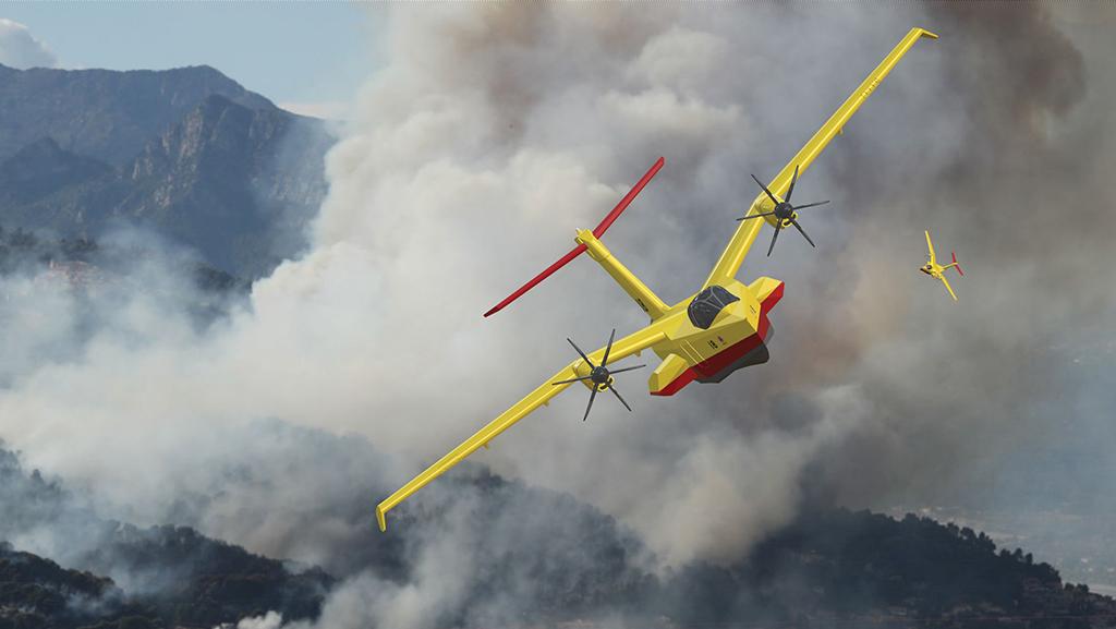 Roadfour Seagle amphibious firefighting aircraft