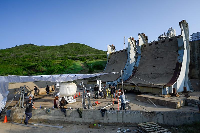 Lockheed Martin habitat inflation burst test